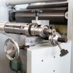 Wood Packaging Automatic Labelling Aluminum Foil Rewinding Machine with Standard
