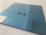 8mm Tinted Blue Polycarbonate Laminated Glass Sheets impact resistant