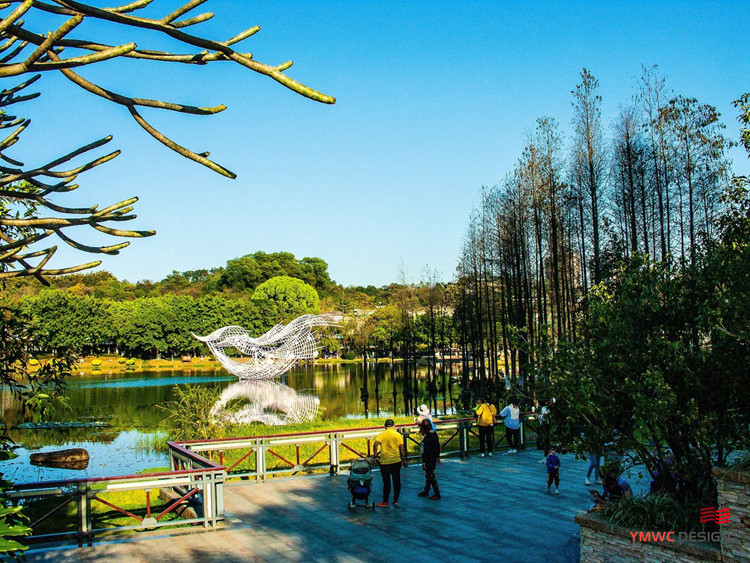 Custom White Stainless Steel Pipe Sculptures for Water Sculpture Parks and Lake Installations