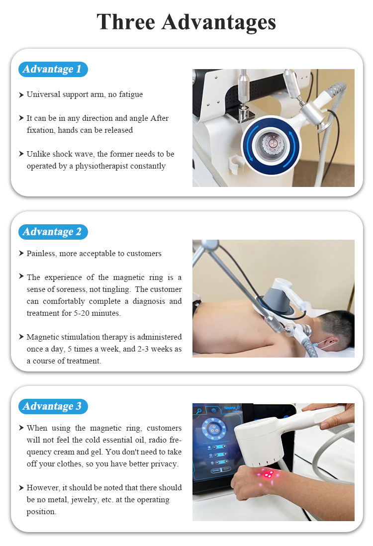 Laser Magnetic Therapy Device Pain Relief / Physical Therapy With Dual Energy Treatment