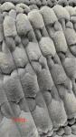 Grey Pink Fluffy Fabric For Stuffed Animals