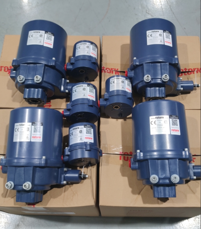 ROTORK ROMpak Electric Actuators with Chinese Brand Control Valve three-way valve