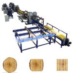 High Precision Woodworking Log Sawmill Wood Cutting Twin Vertical Band Sawmill
