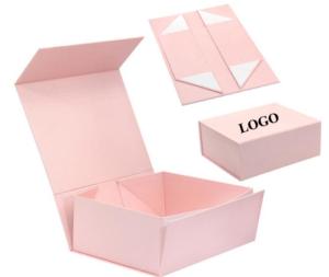 Quality SGS Biodegradable Folding Magnetic Gift Box , 40x30x30cm Custom Apparel Boxes With Logo wholesale