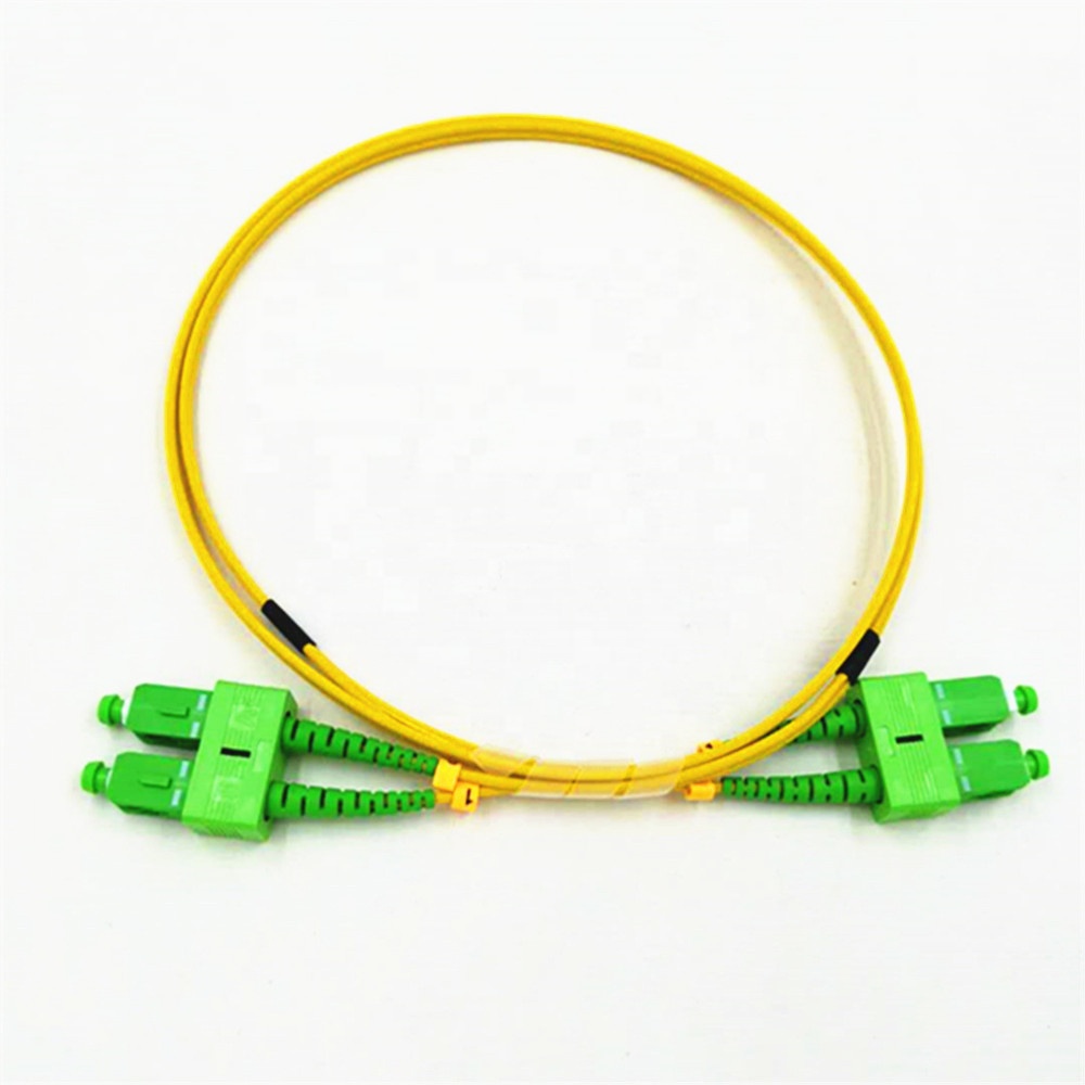 Single Mode Duplex G657A Fiber Patch Cable SC Bend Insensitive Fiber Patch Cord