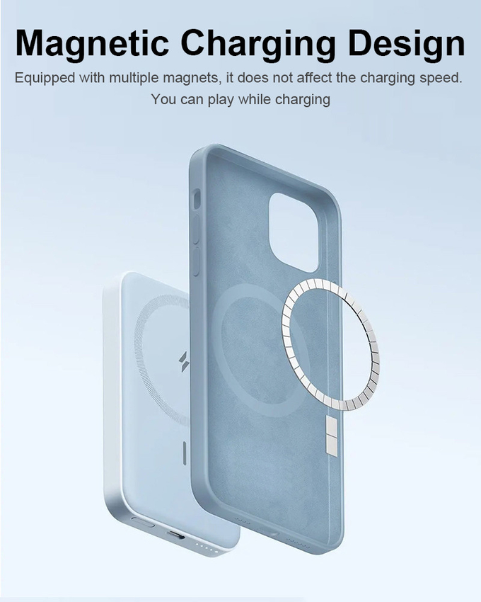 Waterproof Liquid Silicone Phone Case Mobile Phone Cover With Magsafe Case