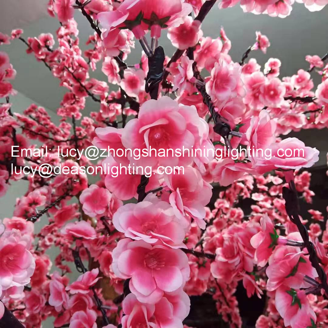 outdoor artificial trees with lights