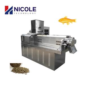 Quality Twin Screw Fish Feed Make Machinery Fish Food Production Line wholesale