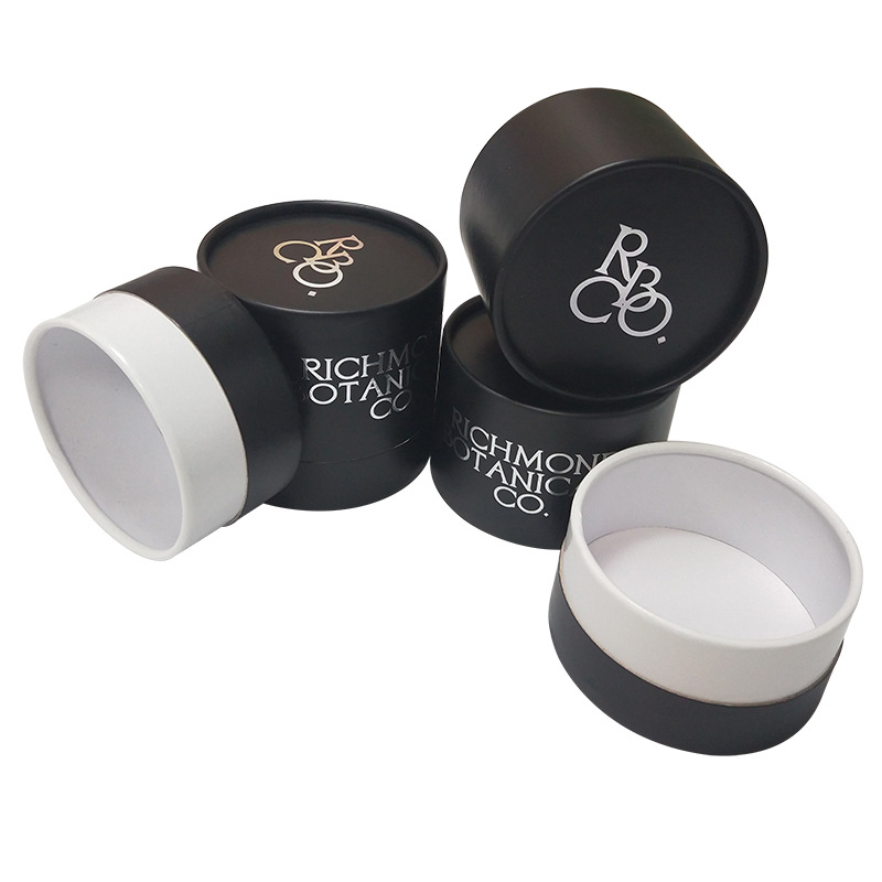 Antiwear Black Cardboard Tube Packaging , Ultraportable Cardboard Packing Tubes