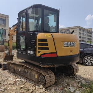 Quality 0.21m3 Bucket 6ton Used Sany Excavators Middle Used Excavator Digger For Sany SY60 wholesale