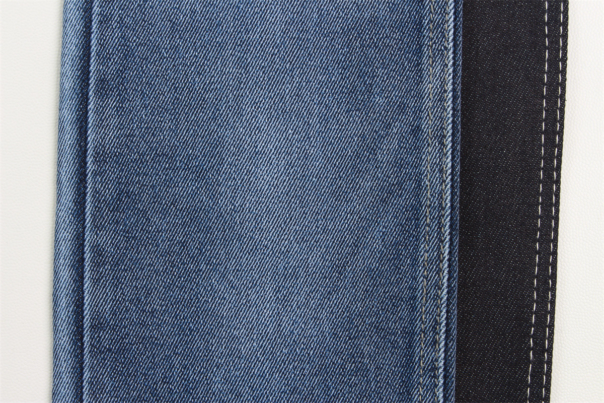 11.2 Ounce Dual Core stretch Denim Fabric By The Yard Fabric Turkey Stone Washed Custom