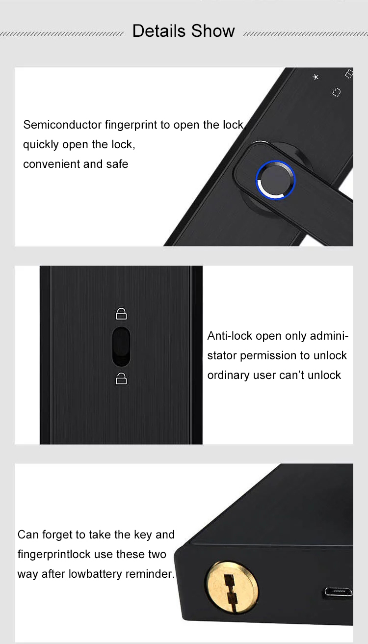Intelligent Push Pull Door Lock Tuya WiFi Smart Keyless Entry Door Lock