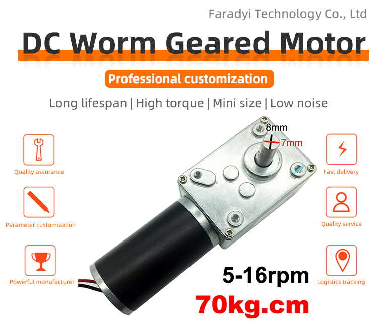 Faradyi Water-Proof 24V 30Mm 3000W Toy Plastic Internally Dc Brushless Geared Motor