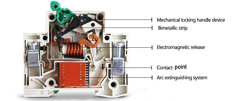 Household Miniature MCB Circuit Breaker Unfrequented Switching