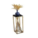 Special type inside stainless steel stand flower pot decoration