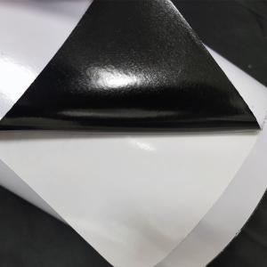 Quality Waterproof Self Adhesive Gloss Vinyl Black Permanent 120G Inkjet Film Roll wholesale
