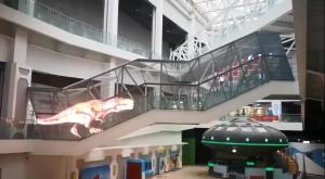 Quality 90 Degree IP45 1500 Nits P7.8mm Transparent LED Screen wholesale