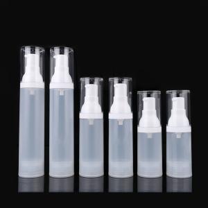 Quality 15ML 30ML 50ML white plastic airless pump bottle packaging supplier wholesale