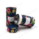 Luxury Cardboard 1200g 2mm Round Gift Boxes For Power Tea Coffee