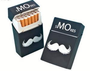 Quality Promotional Printed Logo Silicone Rubber Cover , Silicone Cigarette Box Pack Cover wholesale