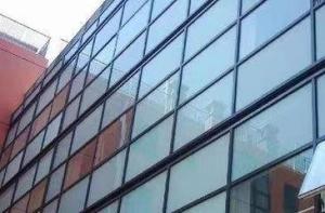 Quality Aluminium Color 1.4~5.0mm Glass Curtain Wall Panels with Thermal Insulation wholesale