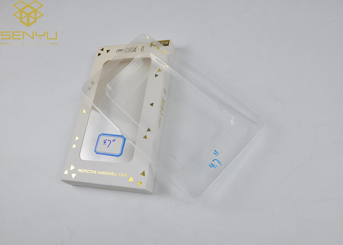 Customized Cellphone Case Retail Package Phone Case Packaging Paper Box With Clear PVC Window