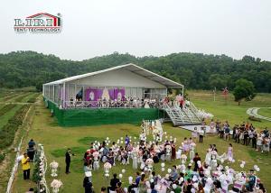 Quality White Roof Outdoor Wedding Reception Tent , Alumium Frames Marquee Tent wholesale