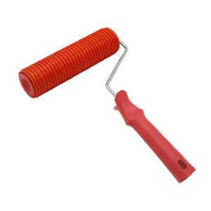 Quality 7'' Rubber Design Roller SF8101-303 with Rubber Material in red color wholesale