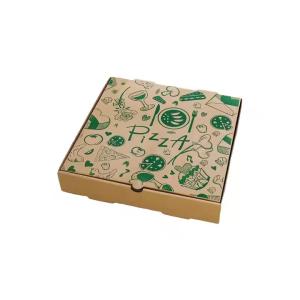 Quality Wholesale Custom Logo Corrugated Packaging Boxes for Fast Food Takeaway Pizza wholesale