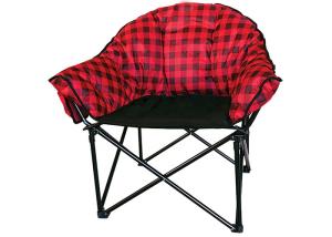 Quality 600D Polyester Folding Padded Moon Chair Indoor 62x63x96cm wholesale