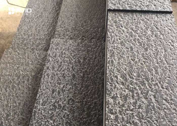 Sesame Granite Patio Pavers Non Slip , Grey Granite Paving Slabs OEM design