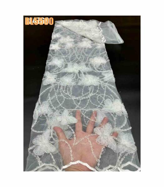 Europe Wedding Party Dress Bridal Dress Fabric High Quality Austria Embroidery