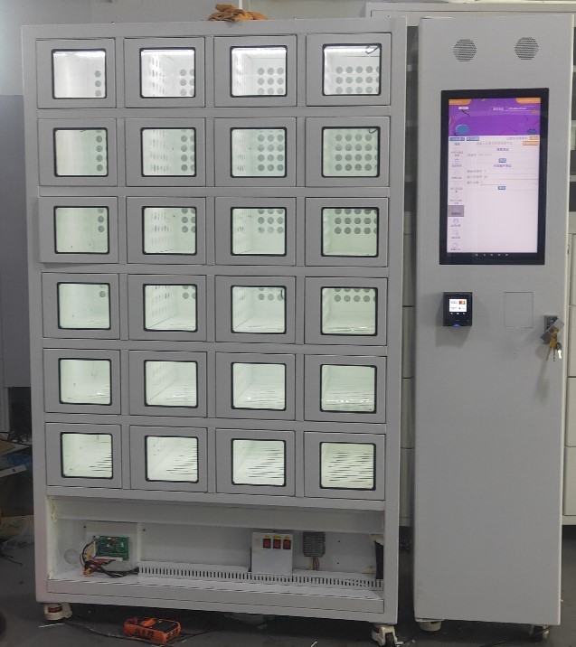Customized Size Fruit And Vegetables Vending Machine Cooling Lockers Cabinet