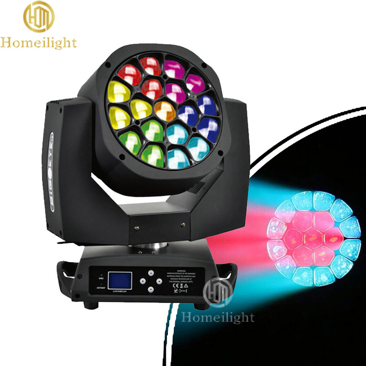 Super Brightness Zoom Wash Light Big Bee 19x15w Bee Eye Led Moving Head Lights