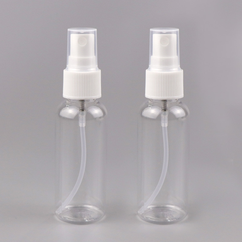 SGS Recycled PET Cosmetic Bottles 70ml 90ml Empty Mist Spray Bottles