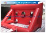Red Funny Boys Inflatable Football Game / Inflatable Sports Arena For Ball