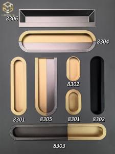 Quality ​Slim 128mm Aluminium Handles Heat-Resistant For Kitchen Cabinetry wholesale