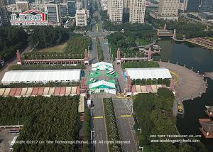Quality Self - Cleaning 15x40m Movable Garden Party Marquee / Outdoor Event Canopy wholesale