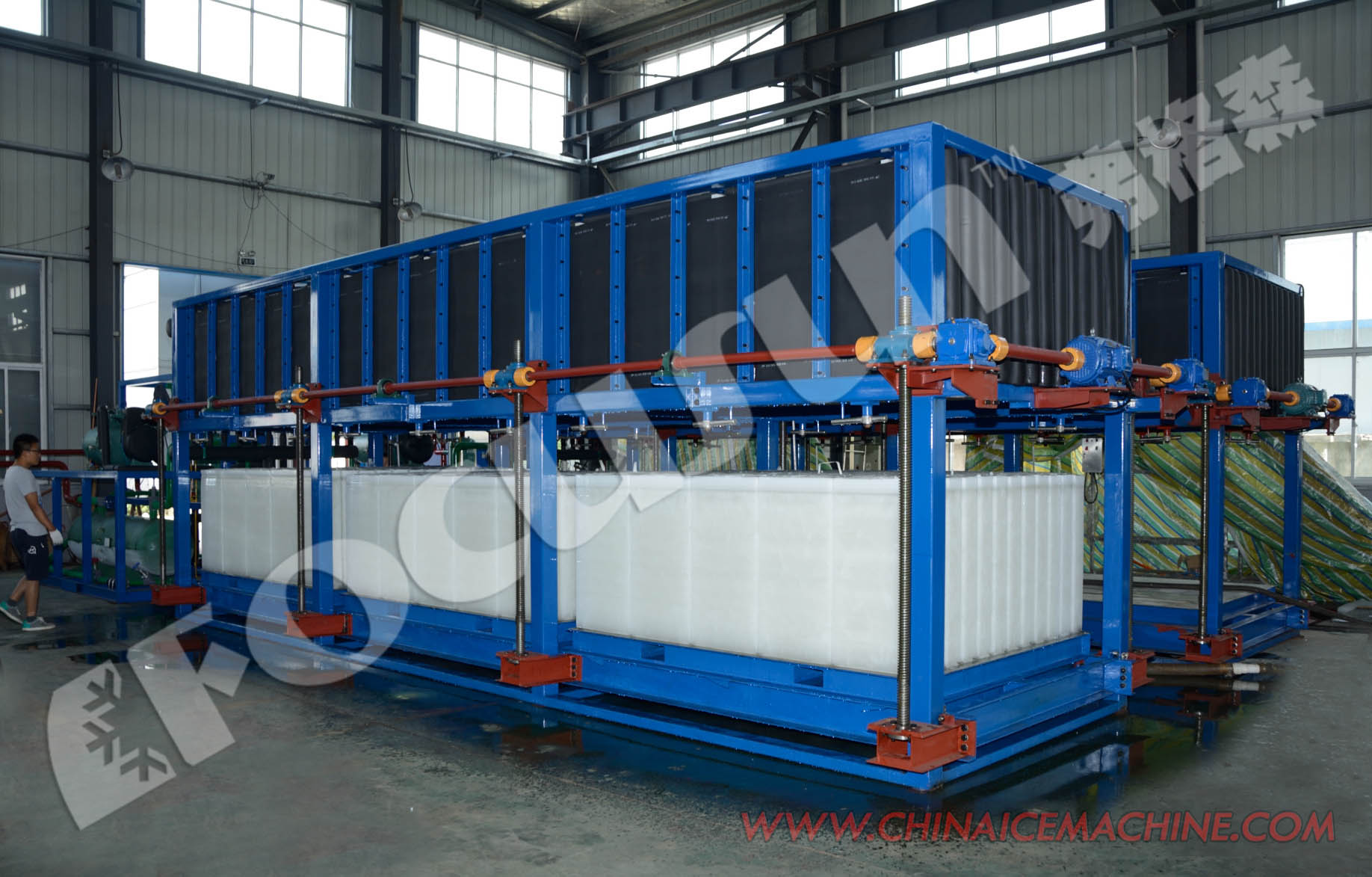 15000kgs Capacity Ice Machinery for Industrial Automatic Block Ice Maker