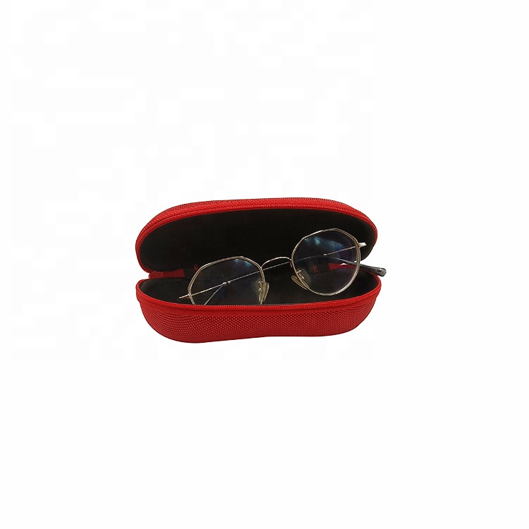 Customised Oxford Cloth Sunglass Cases Zip Up Glasses Case Anti Pressure