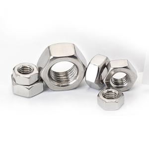 Quality DIN/ASTM/UNC Stainless Steel Hex Nuts Fastener High Strength Polishing 1/2 wholesale