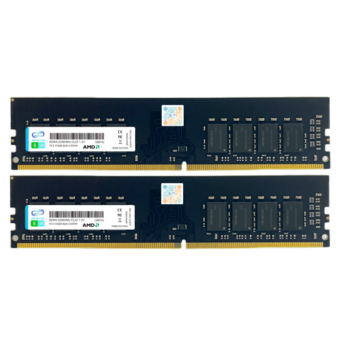 INFINITES AMD Memory DDR4 Memory Module UDIMM DDR4 8GB 3200MHz 1.2V 288pin Memory card