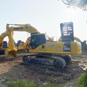 Quality 1.3m3 PC350 Komatsu Hydraulic Excavator 90% New Mini Crawler Excavator wholesale