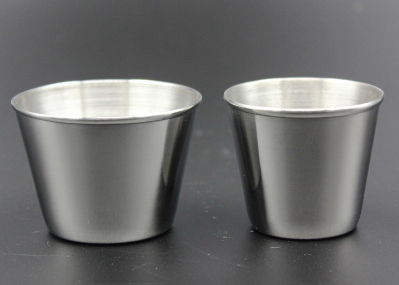 General Logo Printable Stainless Steel Household Items Metal Wine Glasses