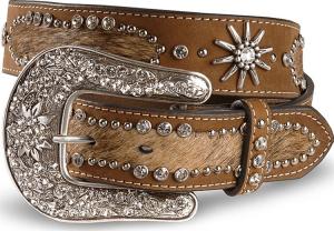 Quality new western spur conchos cowhide belts for jeans wholesale