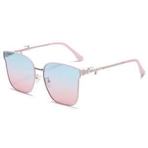 Quality CE Women'S Metal Sunglasses Polarized Customized Logo TAC Lens wholesale