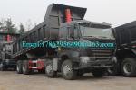 Middle Lift HOWO Mining Dump Truck 8x4 With HW76 Lengthen Cab ZZ1317N3867A