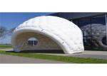 Dome Inflatable Event Tent White Color 9 Meters Diameter PVC 0.55mm Tarpaulin