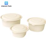 Corn Starch Degradable Lunch Box Eco Friendly Packaging Food Grade