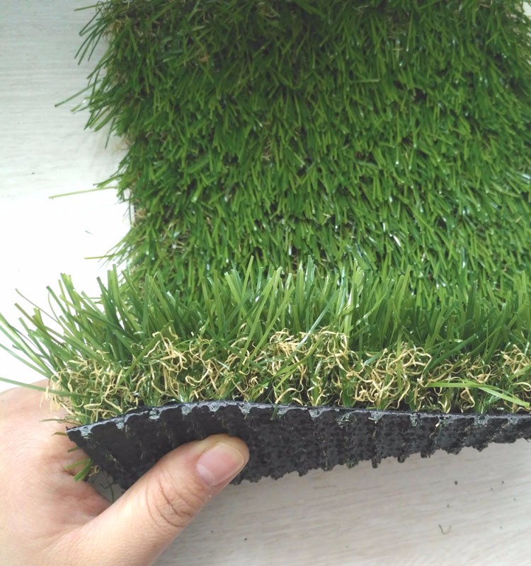 Four Colors Garden Synthetic Turf / Artificial Grass Landscaping Decor
